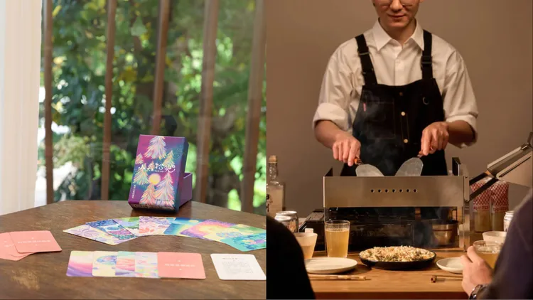 選物品牌JH Production的原創療癒牌卡、行動鐵板燒都是熱門單品。品牌提供