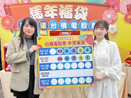 「台積電股票」獎落中和超商！得主：只登錄一次就中獎