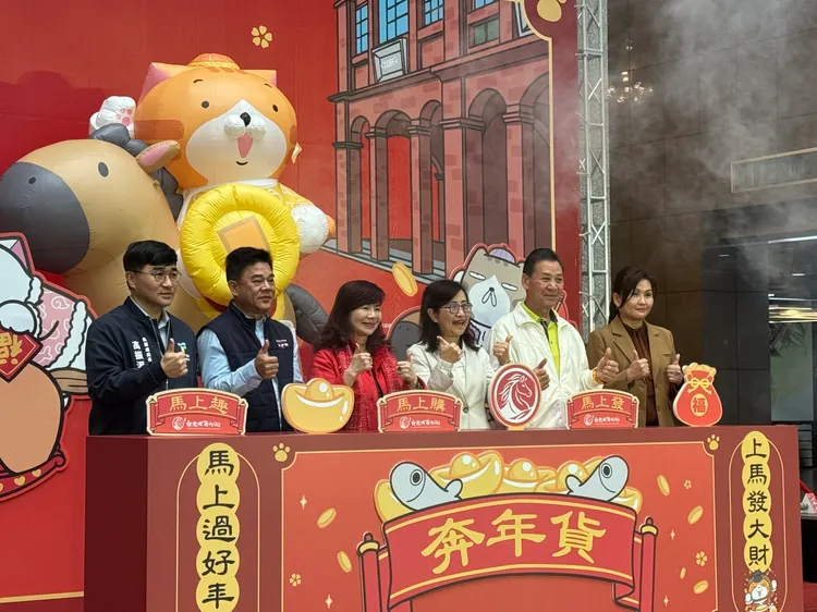 北市府召開年貨大街記者會。張綵茜攝