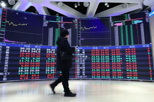 台股開盤下挫104點　台積電配息5元、小跌15元