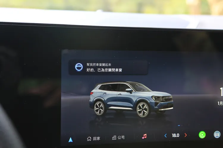 Ford Territory的聲控語音助理相當直覺且實用，從冷氣、座椅通風到駕駛模式調整，都能透過語音即時完成。林浩昇攝