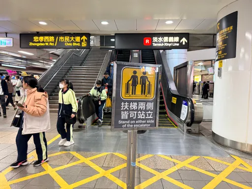 趕車搭手扶梯要求讓通道被抱怨　粗暴男這舉動被判罰3萬元定讞