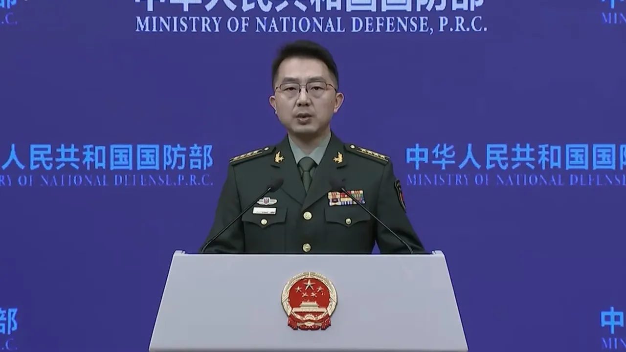 中國國防部發言人蔣斌今天證實，張又俠、劉振立因為涉案被調查。翻攝自《央視新聞》