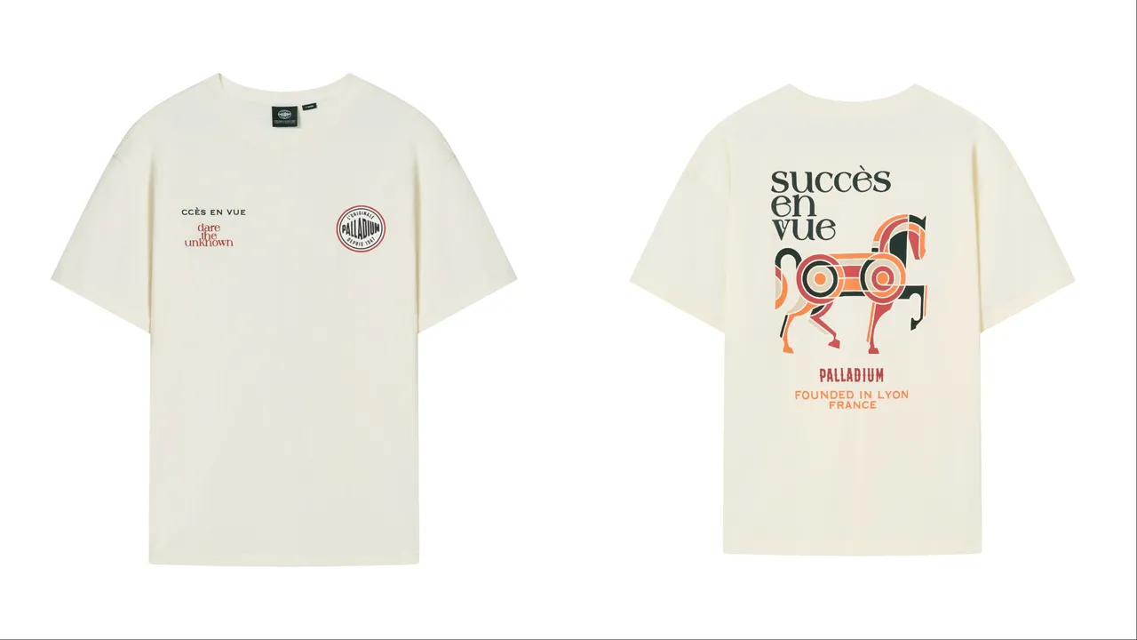 PALLADIUM馬年限定圖騰短袖T恤，1790元。品牌提供