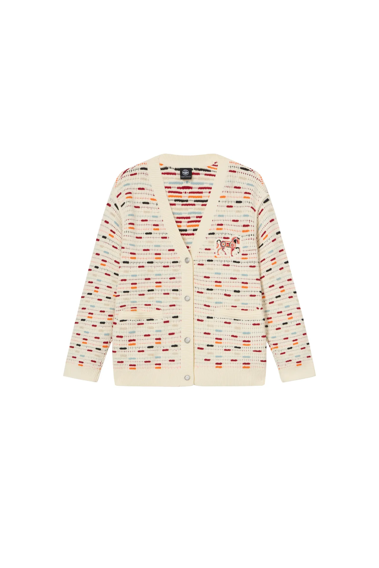 PALLADIUM馬年限定圖騰彩繡開襟針織衫，2990元。品牌提供