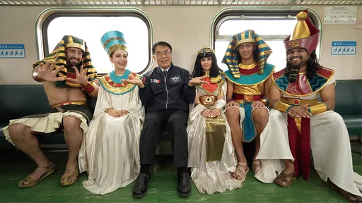 《埃及之王：法老》特展來了！黃偉哲宣傳南市旅遊　合體五法老致敬「博物館驚魂夜」