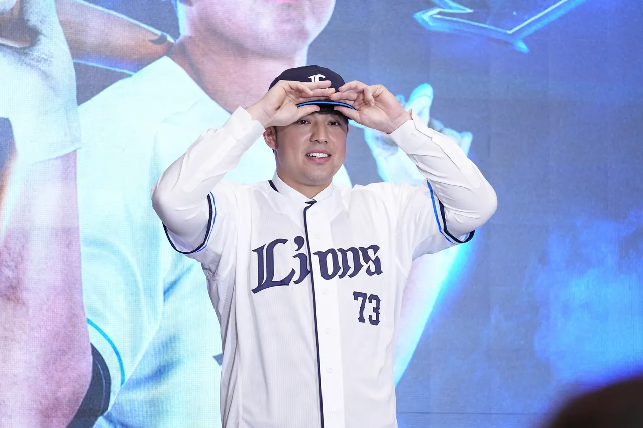 林安可加盟西武獅。 彭欣偉攝