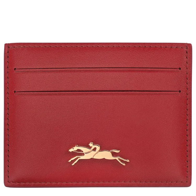 馬年限定系列卡片夾(胭脂紅色)，4300元。品牌提供