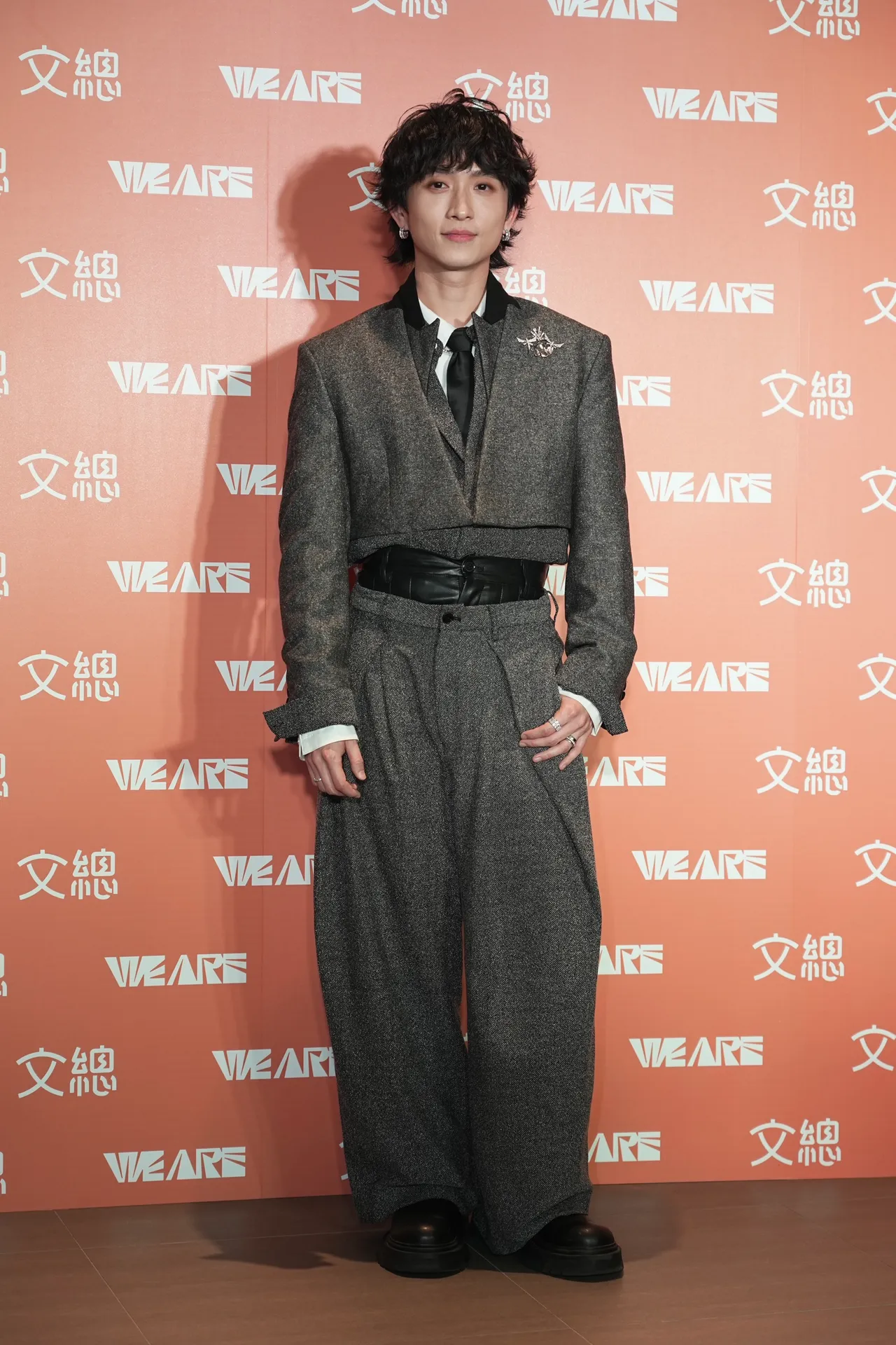 邱锋泽回应陈零九近况。彭欣伟摄