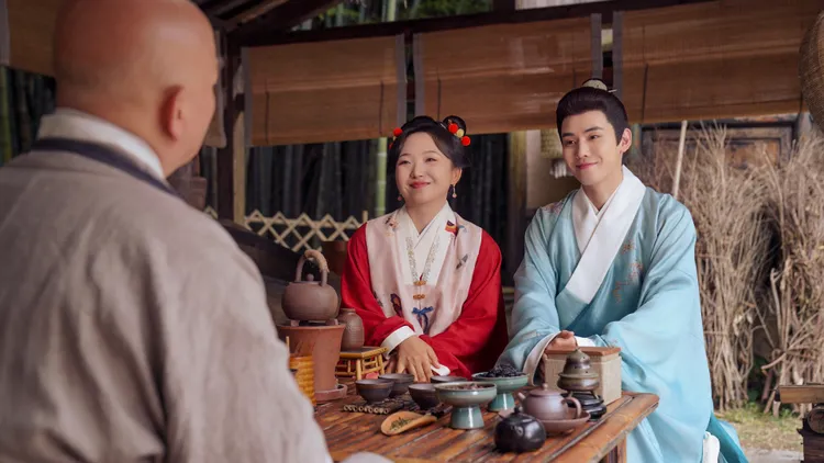 嘉琦（左）搭任豪（右）組CP深受觀眾喜愛。愛爾達電視提供