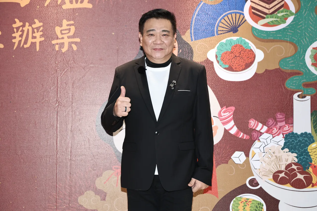 白云今天出席新节目记者会，谈病况。摄影中心摄