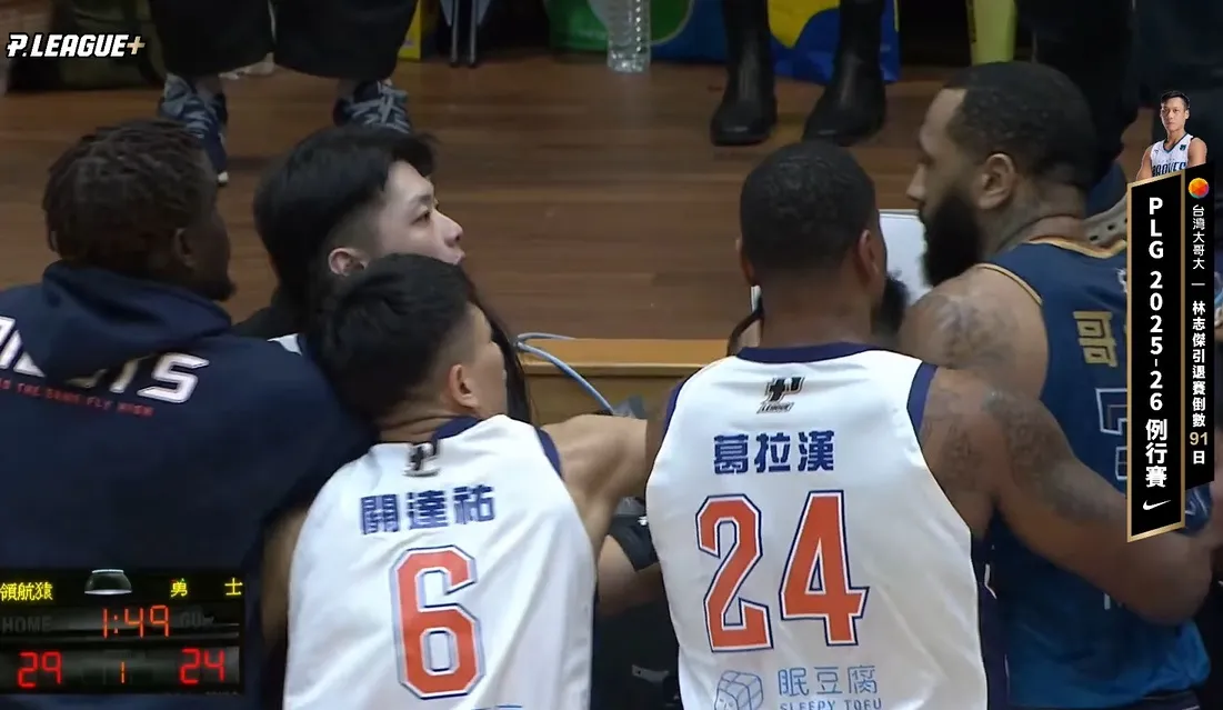 林志杰引退赛倒数91天　他比赛冲进场劝架遭驱逐「又一场没了」