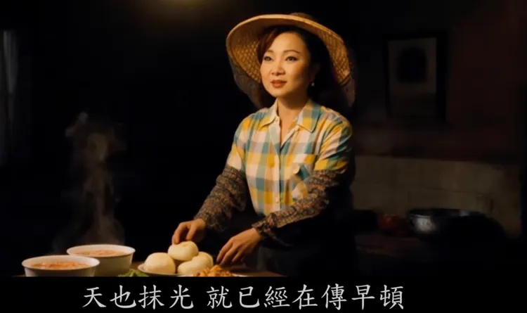 白冰冰扮演的傳統媽媽天還沒亮就在準備早餐。長興影視提供