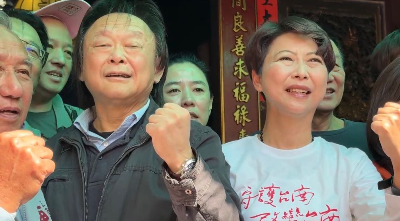 妃憲大戰|「扶龍王」二度南下力挺好友 陳亭妃:人民力量做出正確選擇