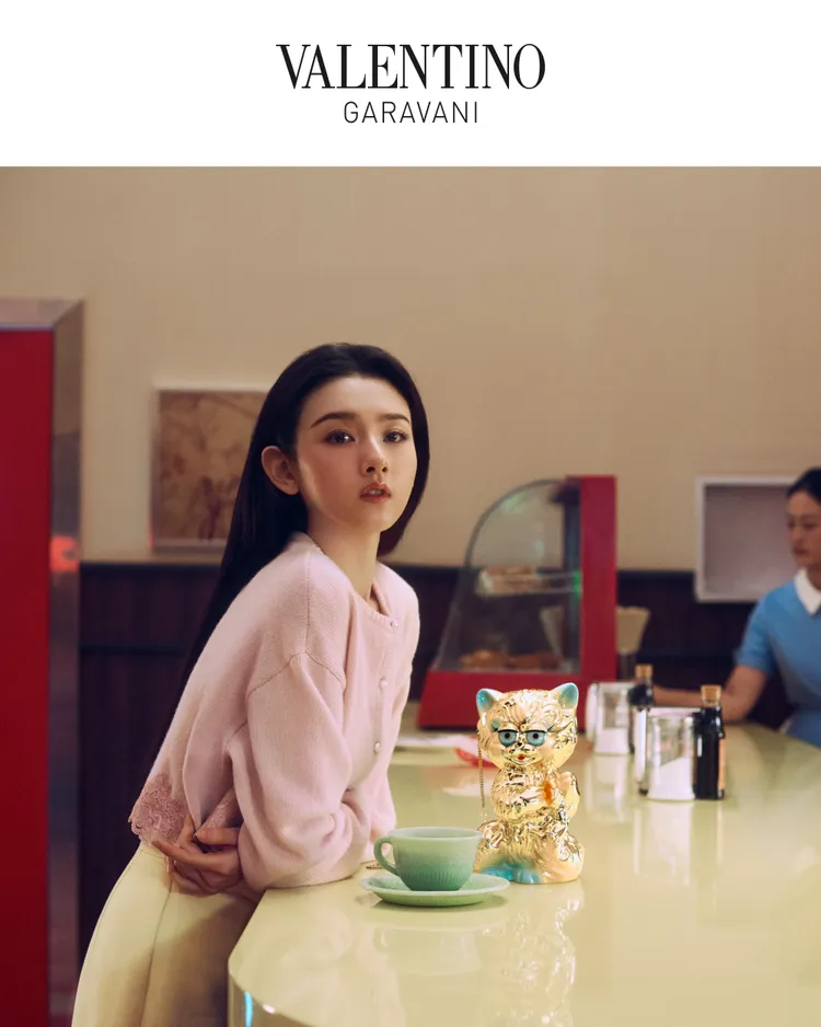 宋祖兒拍攝Valentino新春形象片。品牌提供