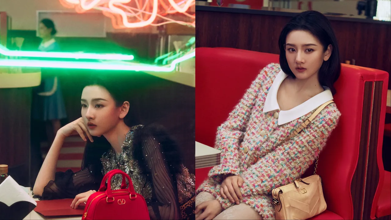 宋祖兒拍攝Valentino新春形象片。品牌提供