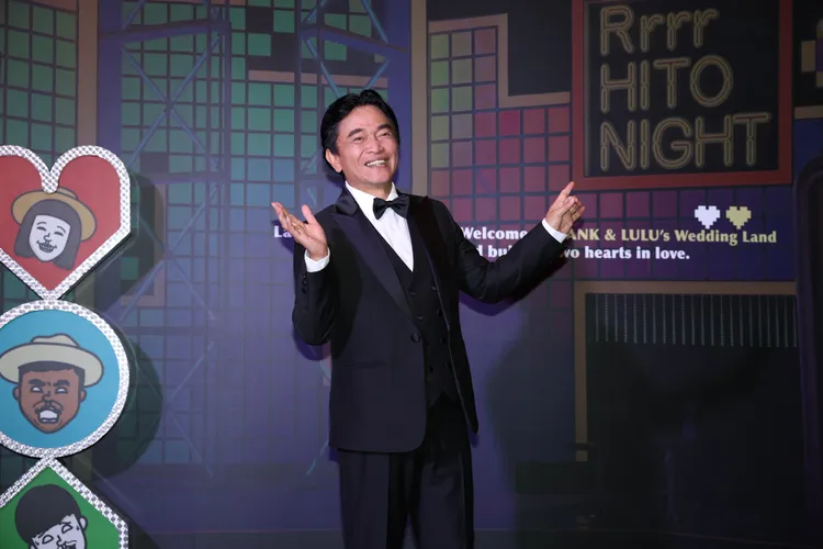 吳宗憲被問200萬給新人了嗎？他笑說：「你們催債喔。」莊宗達攝