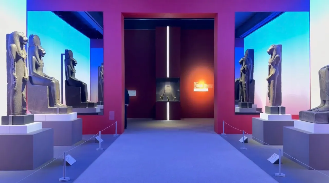 萬眾矚目的的奇美博物館「埃及之王：法老」特展29日正式開展。