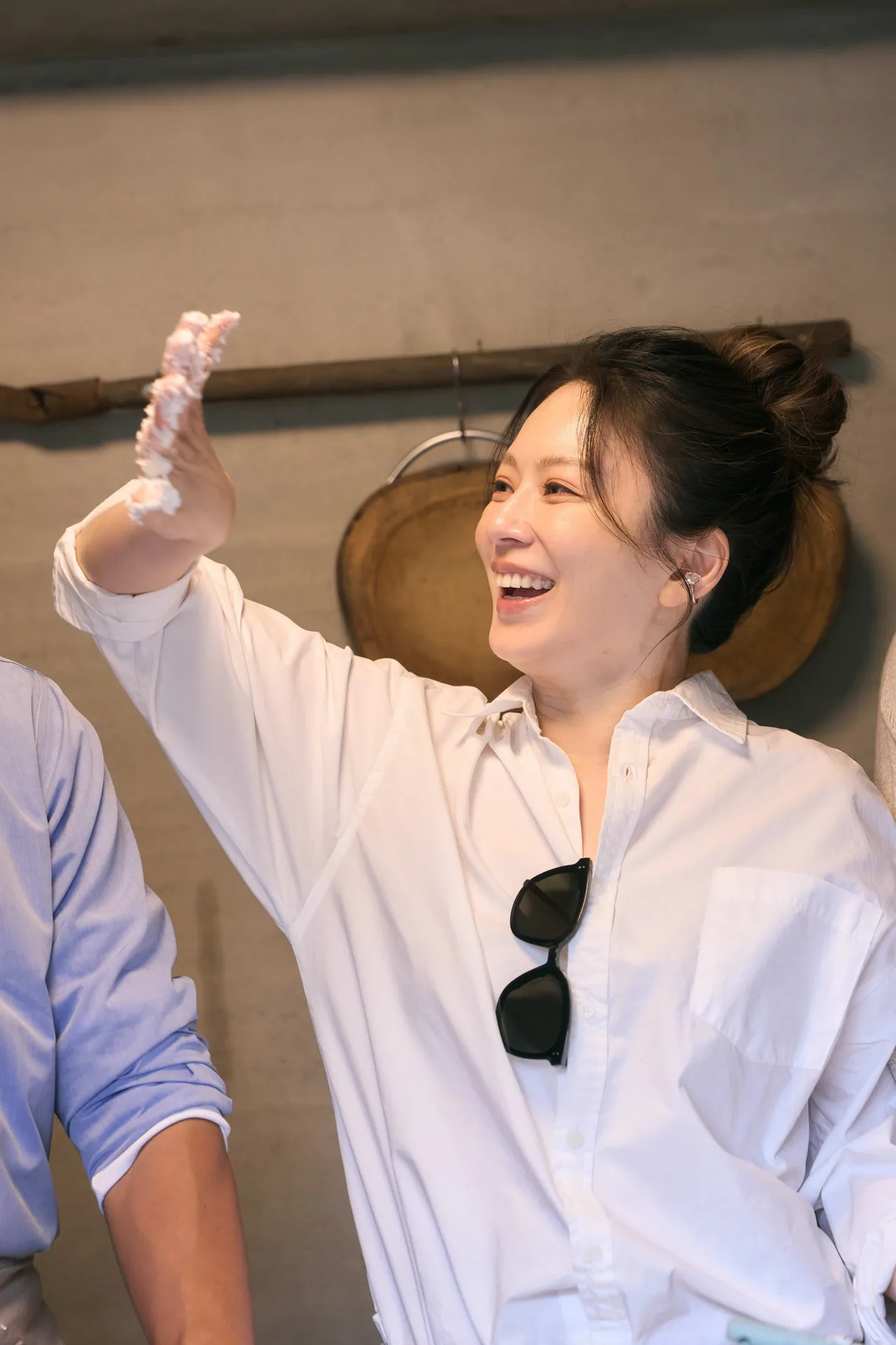 Melody挑戰複製記憶中阿嬤的味道。好看娛樂提供