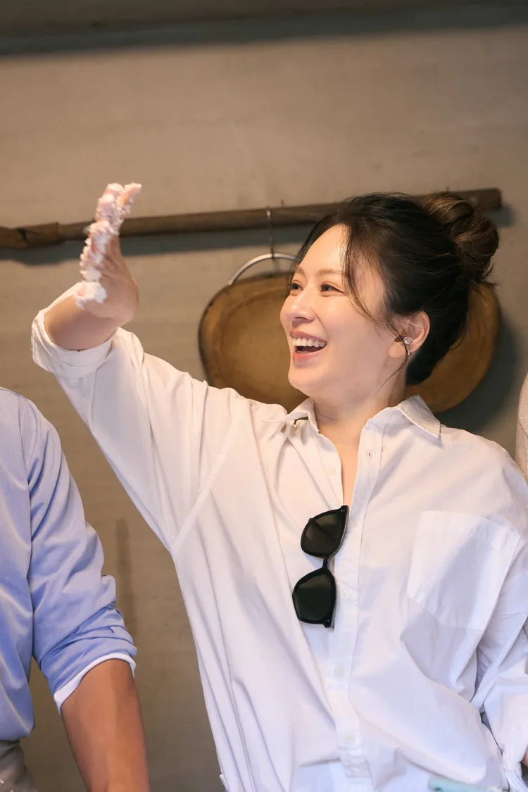 Melody挑戰複製記憶中阿嬤的味道。好看娛樂提供