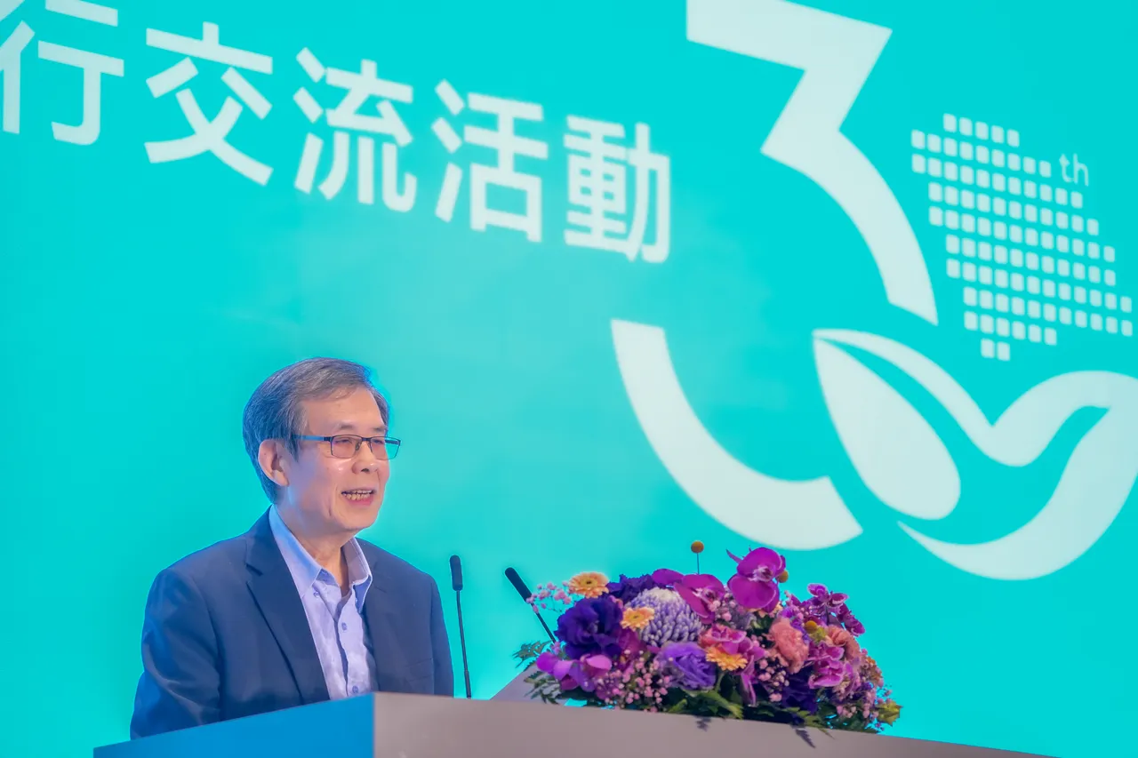 台積電秦永沛共同營運長專題演講，表達台積電與南科共好同行的決心。南科管理局提供