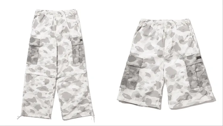 BAPE® X CLOT寬鬆工裝褲，8239元。品牌提供