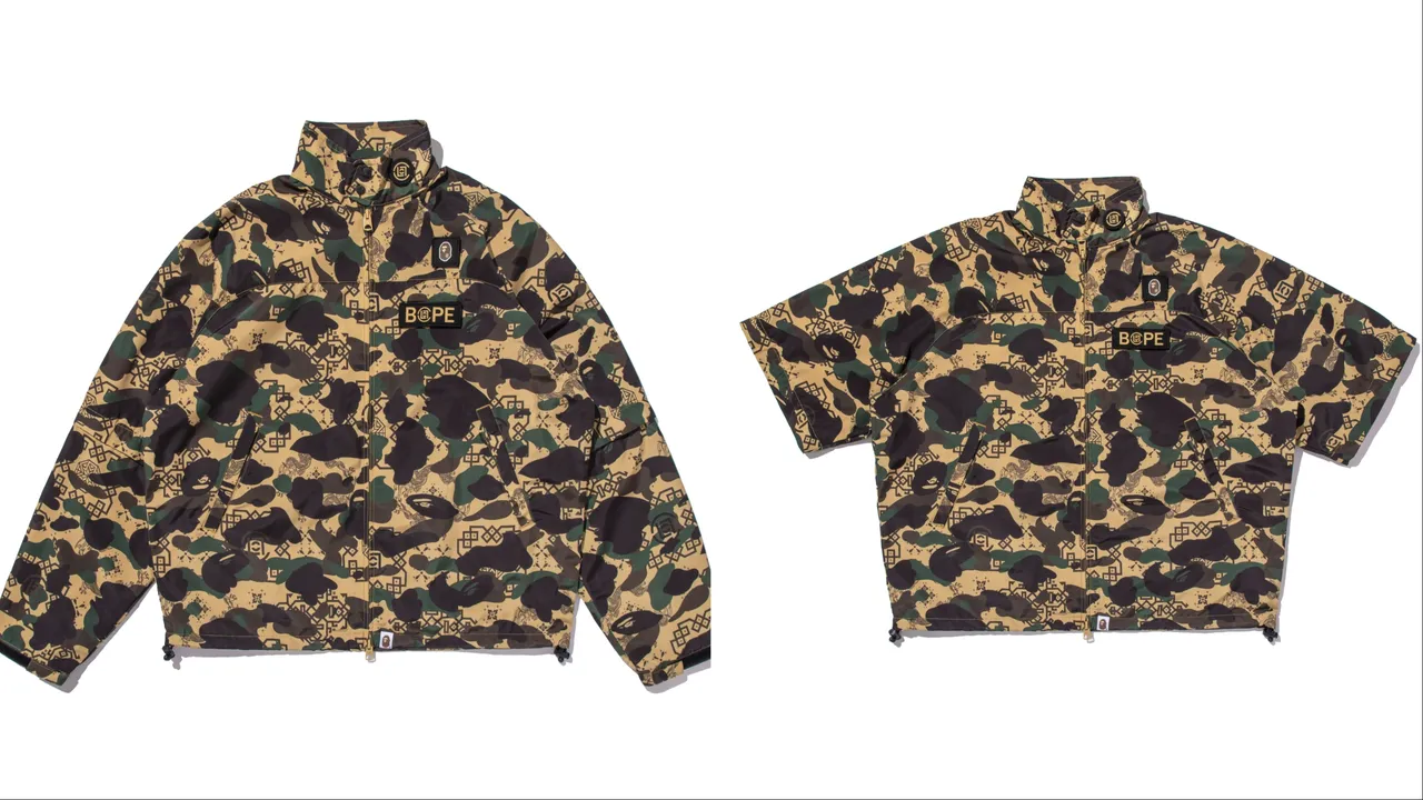 BAPE® X CLOT防水機能外套，1萬1599元。品牌提供