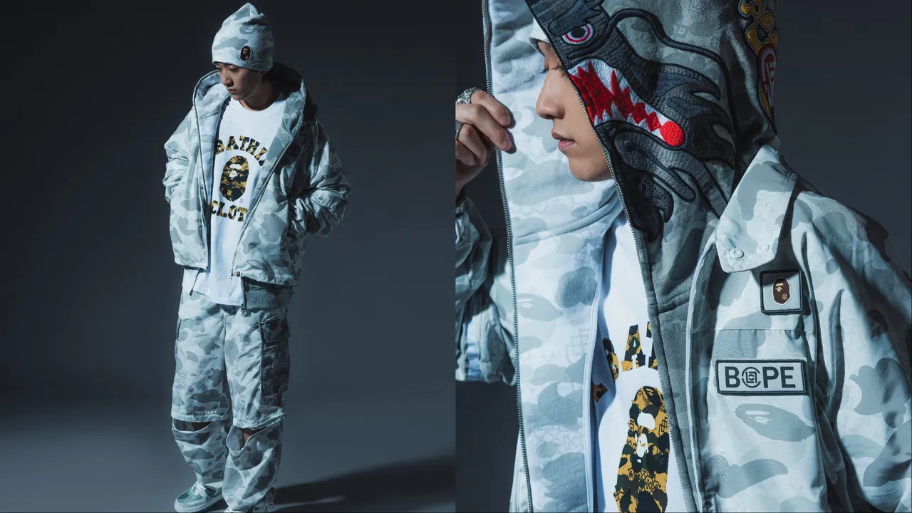 CLOT與BAPE®推出膠囊聯名系列。品牌提供