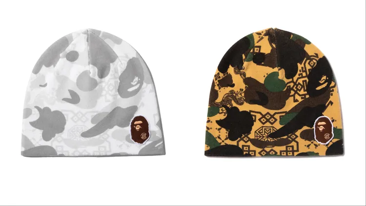 BAPE® X CLOT CAMO BAPE STA™鞋款，各7999元。品牌提供
