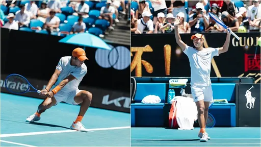 華裔小將錢勒納2度澳網擊敗前球王　闖進8強賽要衝生涯最佳成績極限