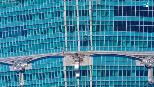 「象山看台北」也直播霍諾德爬101大樓　鏡頭君好抖好有臨場感