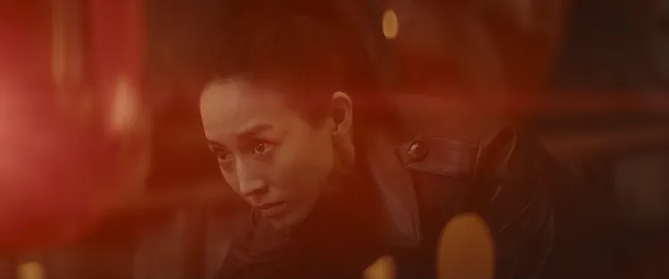 張鈞甯在《匿殺》裡面飾演警察「方作楠」。車庫提供