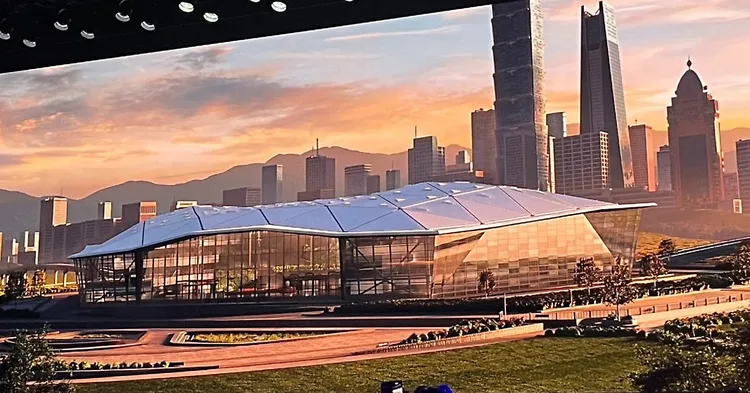 輝達計畫延續美國總部的指標性建築概念，打造「台版星艦」。資料照片