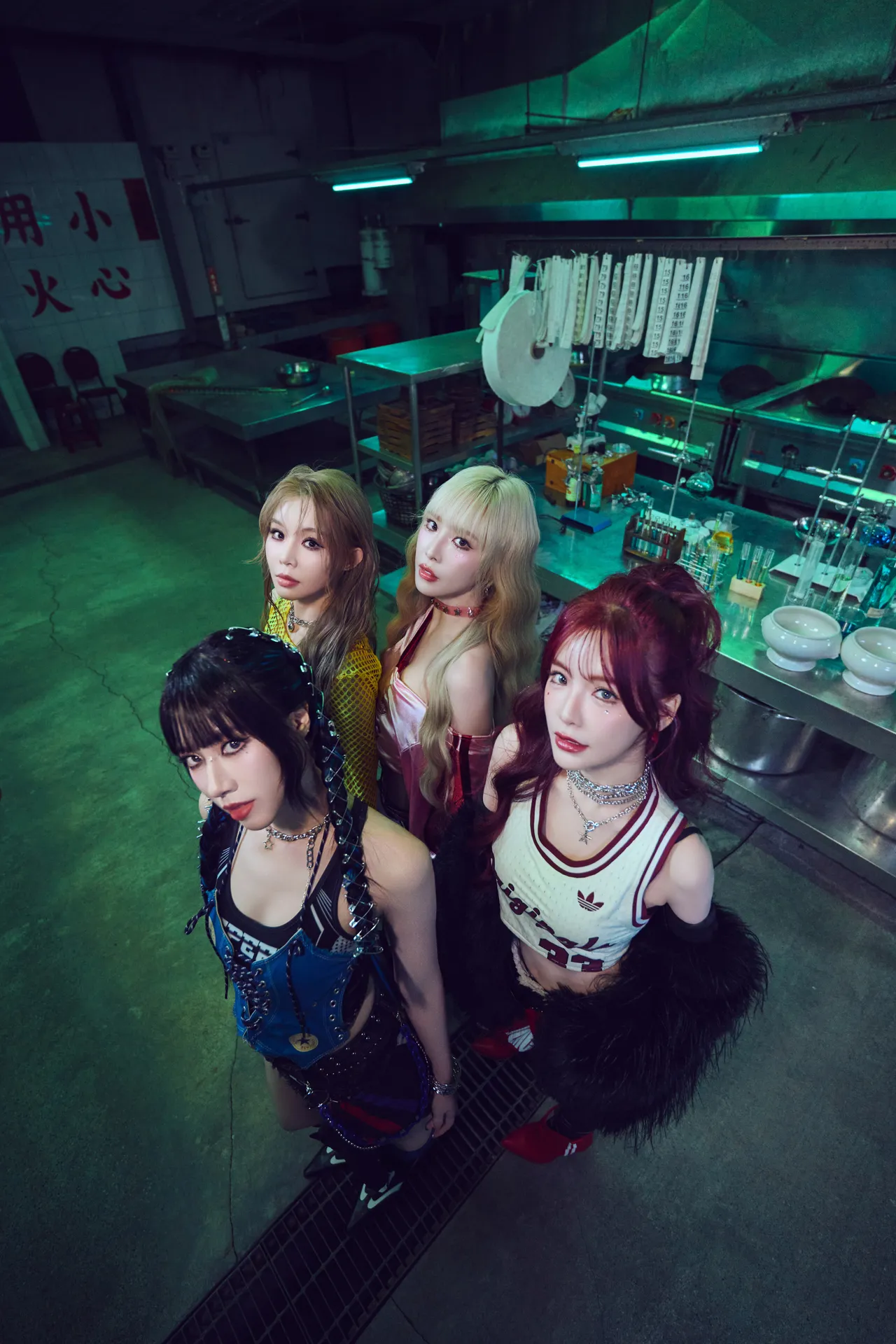 LUVSSI由宋宋（左起）、Yuri、Rina和菲菲組成。隻魚娛樂提供