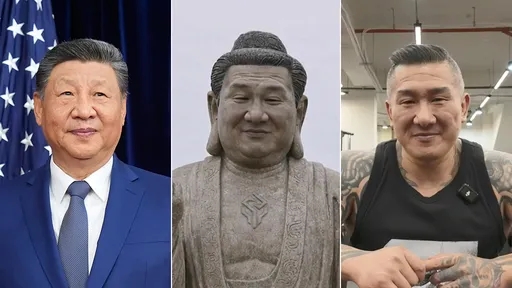 館長惡搞豎中指佛像　網友驚呼「好像習近平」