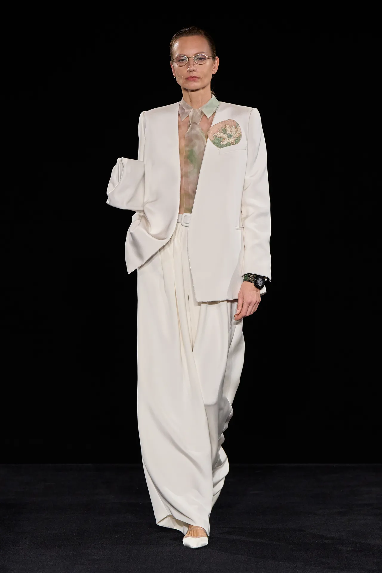 Giorgio Armani 2026春夏高訂系列。品牌提供