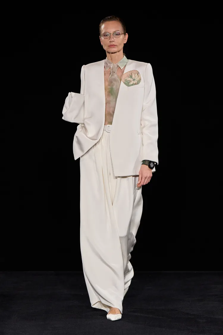 Giorgio Armani 2026春夏高訂系列。品牌提供