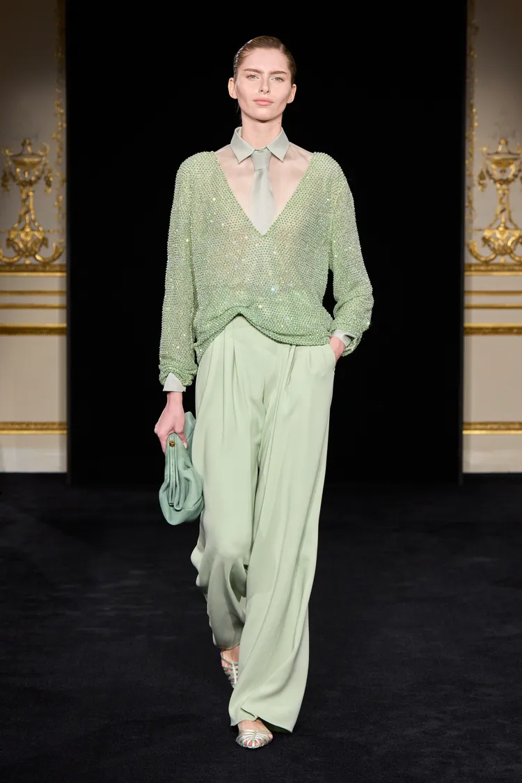 Giorgio Armani 2026春夏高訂系列。品牌提供