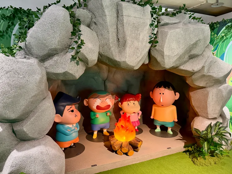 展區規劃縮小比例造景的打卡區。莊偉祺攝