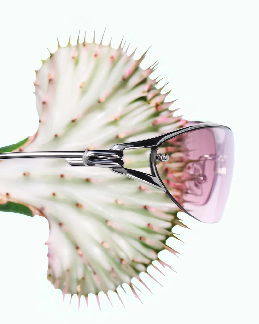 GENTLE MONSTER捕捉植物莖幹的構造，將纏繞、交錯與繩結等元素轉化為獨特的視覺語言。品牌提供