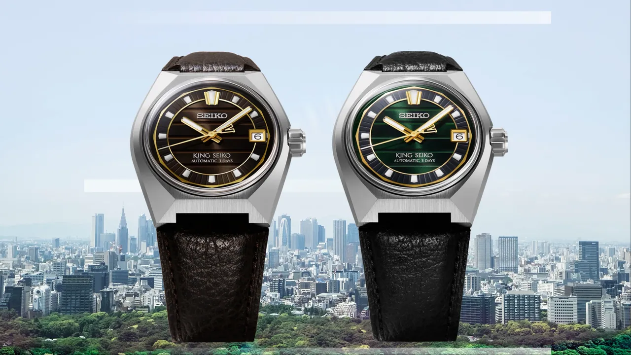 King Seiko VANAC設計系列推出2款新作。品牌提供
