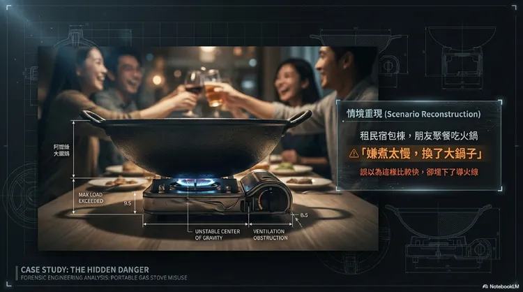 煮火鍋成奪命終結站。翻攝自消防神主牌threads