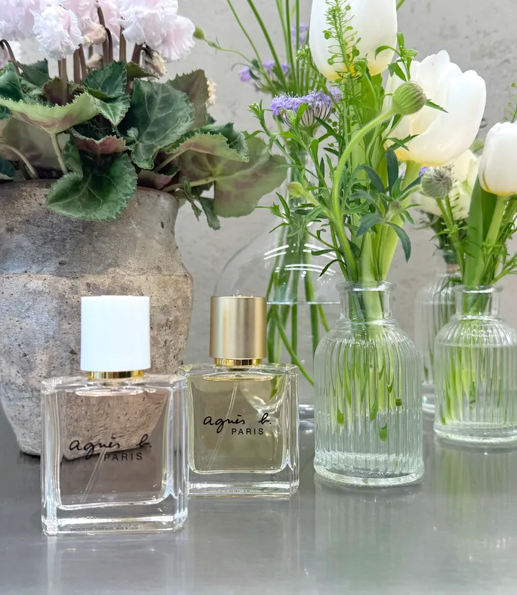 agnès b.重新踏足香氛世界，推出Le Parfum和L'Eau兩款香氛。張家玲攝