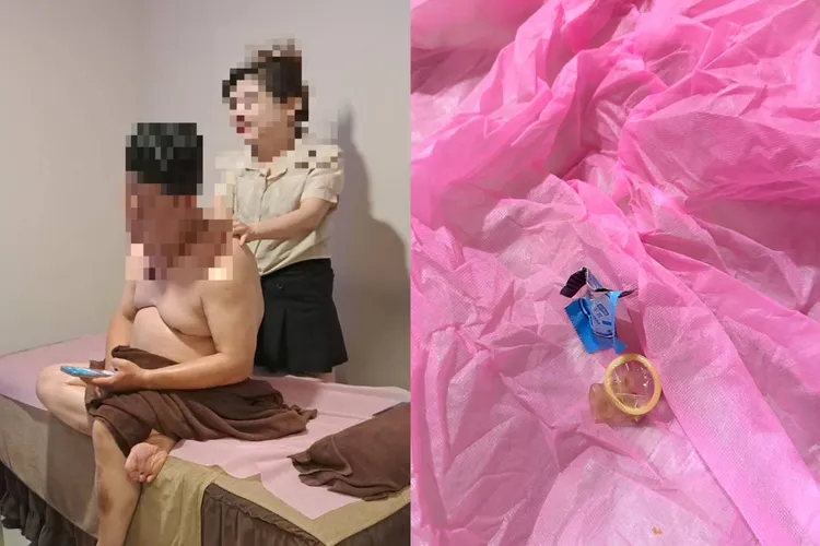 該養生館去年9月遭土城分局查獲從事色情行業，依舊死性不改。翻攝畫面