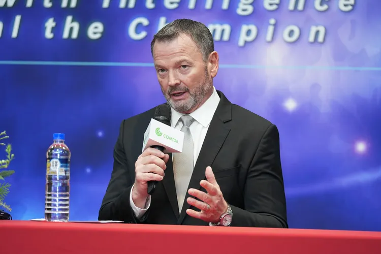 仁寶電腦總經理Anthony Peter Bonadero。彭欣偉攝