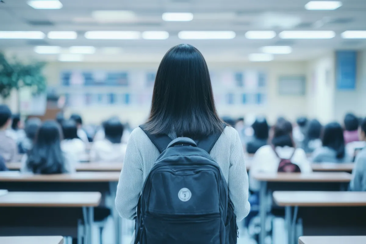 学生受到网路霸凌常让他们害怕躲起来，甚至不敢上学、不敢补习。AI示意图