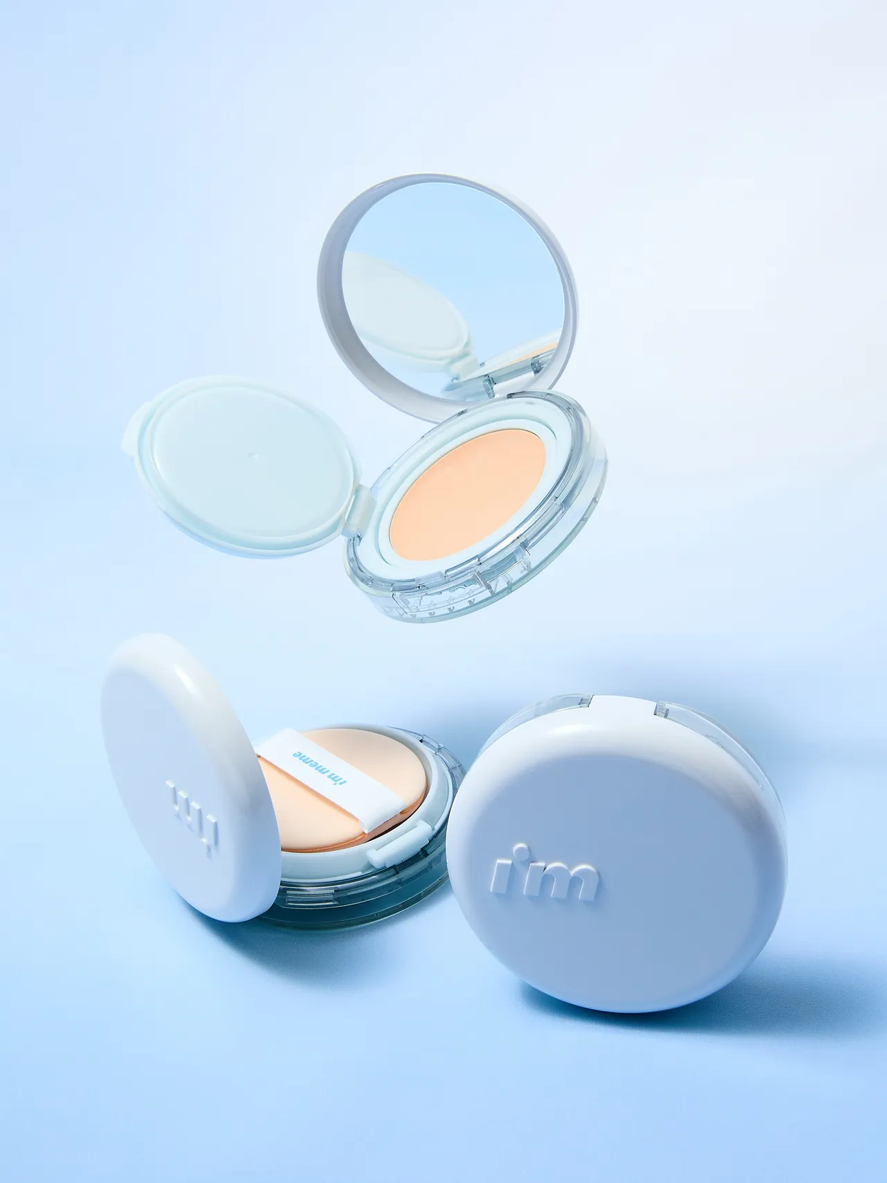 I'M MEME我愛神力水光紗網氣墊，790元。品牌提供