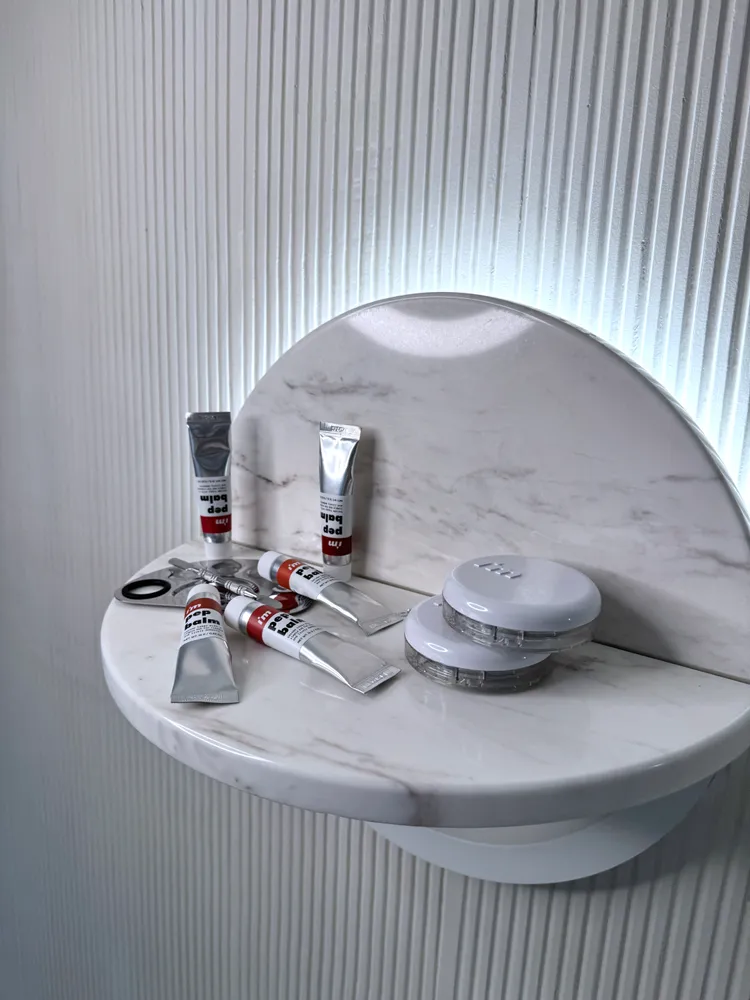 I'M MEME推出我愛神力水光紗網氣墊和我愛奶霜唇頰水彩新品。張家玲攝