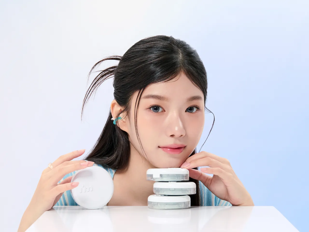 I'M MEME我愛神力水光紗網氣墊，790元。品牌提供