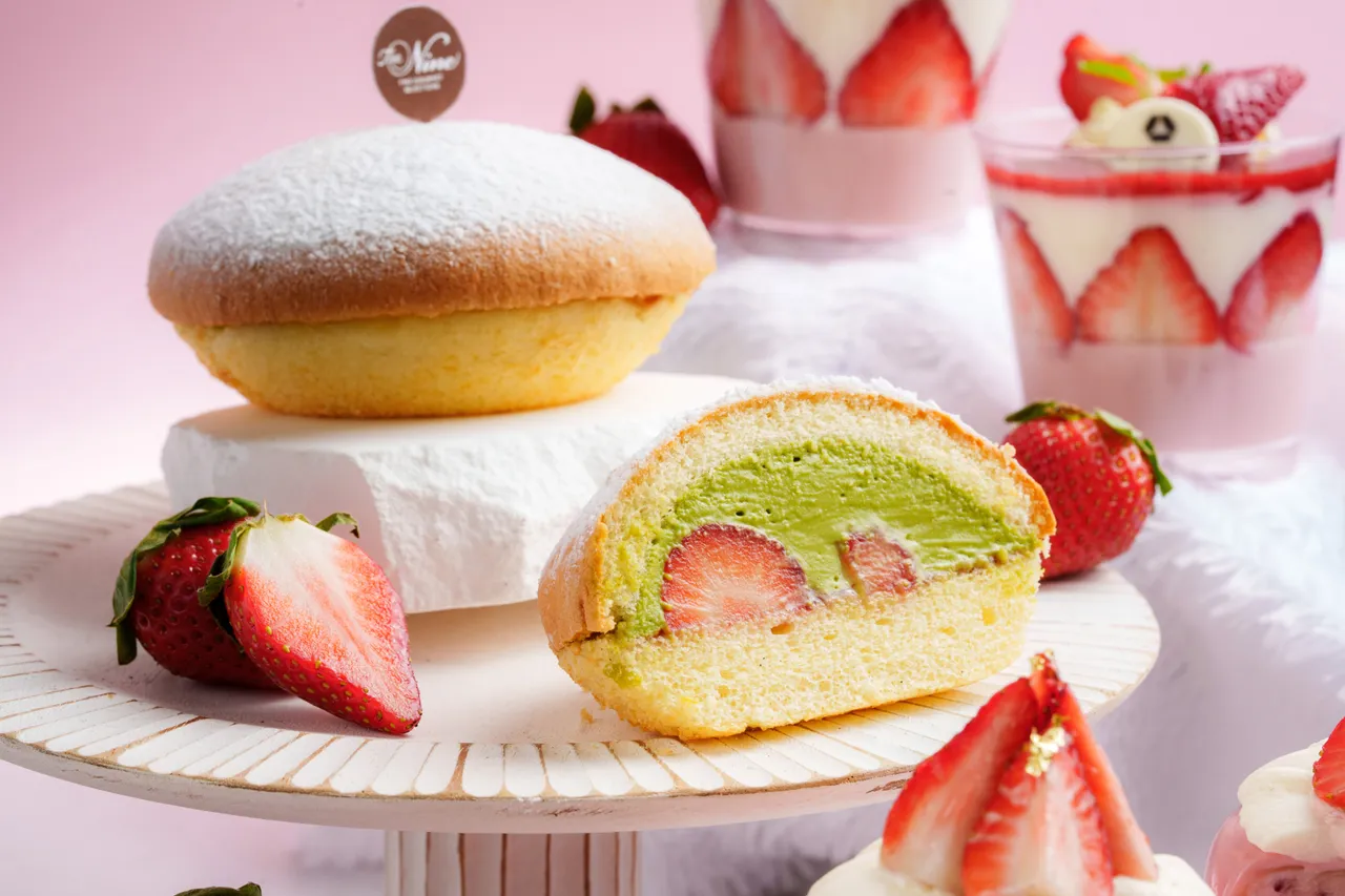 迷你草莓波士頓派。業者提供